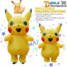 Adults Kids Inflatable Pikachu