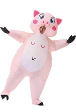 Inflatable Pig Costume Super