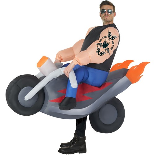 Inflatable hell angel ride - angel,