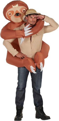 Adult inflatable sloth - adult, hugger